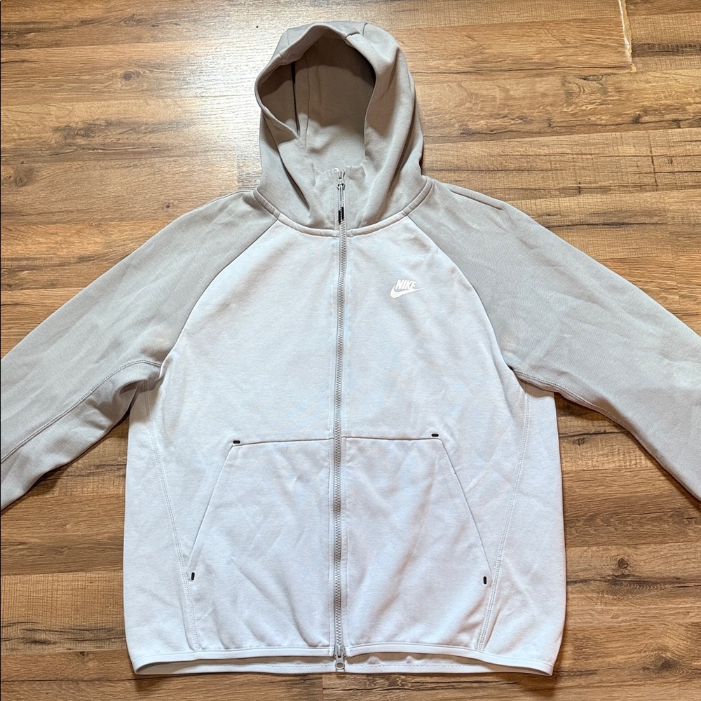 Nike Tech Fleece Two Tone Zip Up Hoodie Sweatshirt Joggers Matching Set - Picture 3 of 8